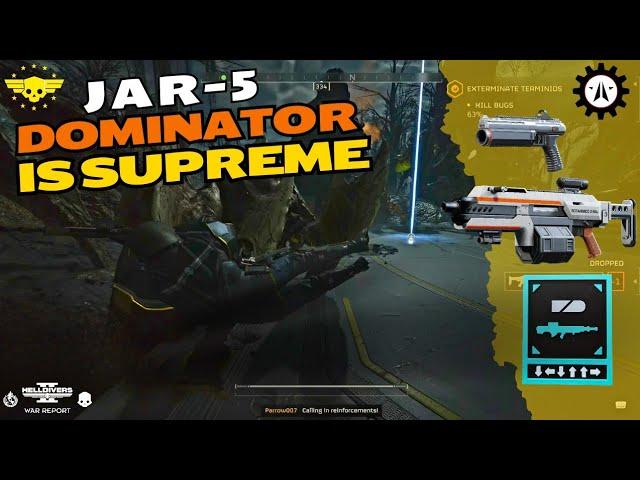 HELLDIVERS 2:Jar-5 Dominator Is Supreme|Helldive Difficulty