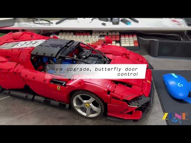 High Performance Brushless RC 60km/hr LEGO Technic Ferrari Daytona SP3 #42143