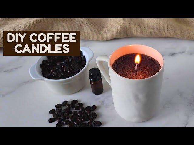 DIY Coffee Candles