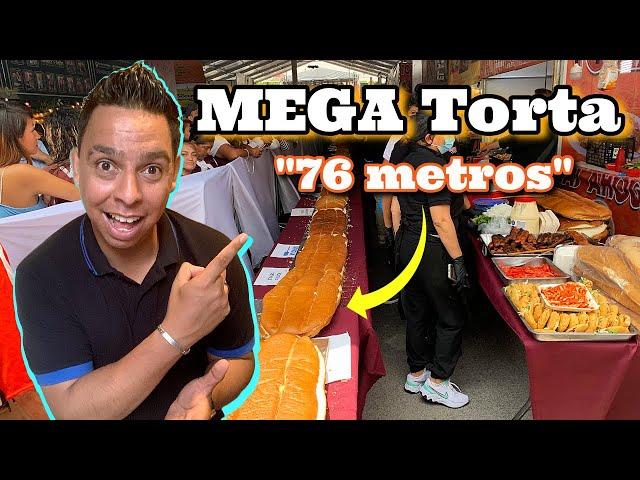  ¡Torta para Todos! La Inauguración de la Feria con la Impresionante Torta de 76 Metros 