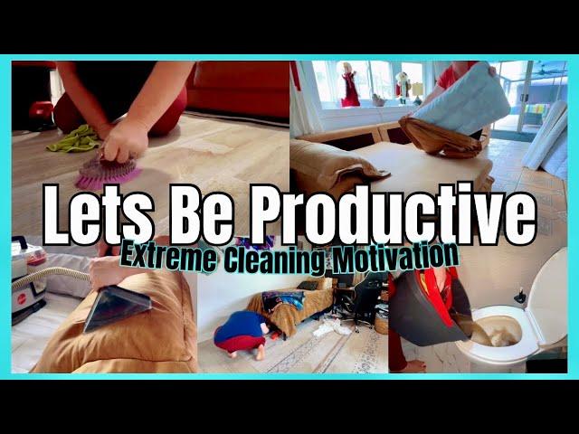 Let’s Be Productive! Extreme Whole House Deep Cleaning For The Holidays ~ clean with me motivation