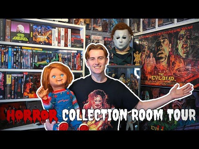 HORROR COLLECTION ROOM TOUR 2023! Figures, Statues, Masks, Props and MORE!