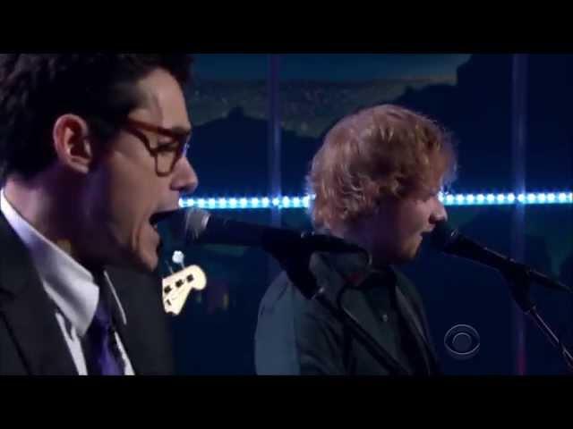 Ed Sheeran / John Mayer - Don't [Late Late Show 2015]