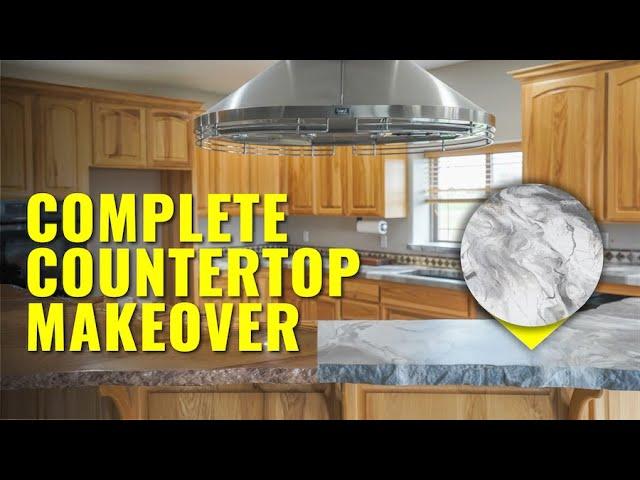 Decorative Epoxy Countertop Tutorial | Multi Tier Live Edge!