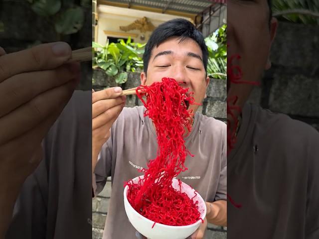 Whole Village Tries Rainbow Noodles Cooked by a Baby #couple #maảtialarts#funnykids #familyfun
