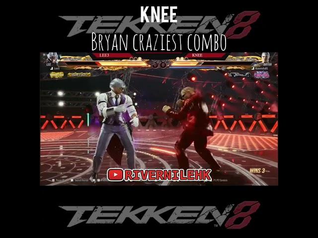 Knee's Bryan Comeback by a crazy combo #tekken8 #gaming #rivernilehk