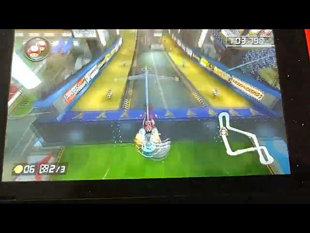 Pauline's Stupendous Time Trials Run in Mario Kart Stadium.