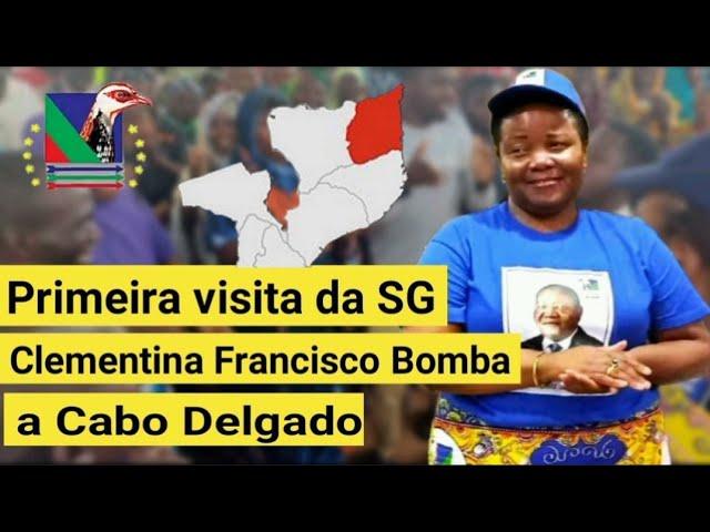 Primeira visita da Secretária Geral da Renamo - Clementina Francisco Bomba - a Cabo Delgado