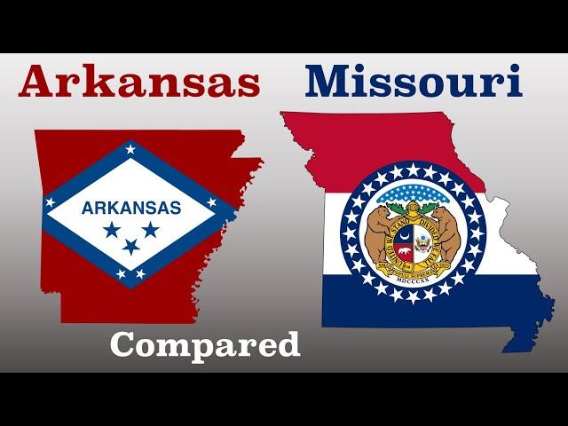 Arkansas and Missouri Compared