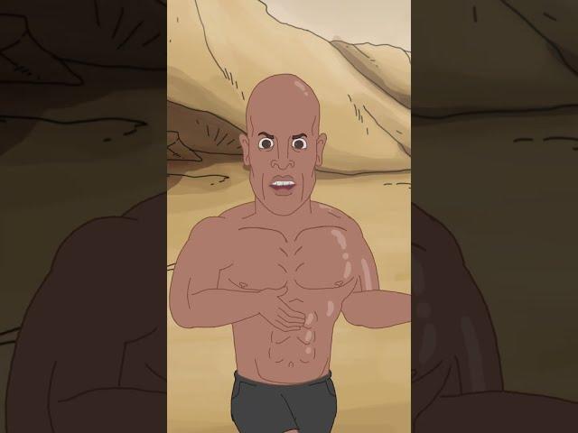 David Goggins meets Elon Musk on Mars | The Big Red #shorts