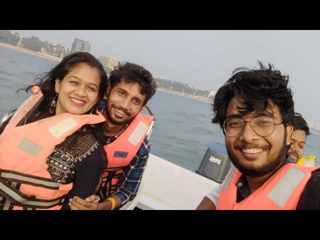 First Time Speed Boat Mai Baithe  | Mumbai Vlog Part 4 | ju chaupati Mumbai #vlogs