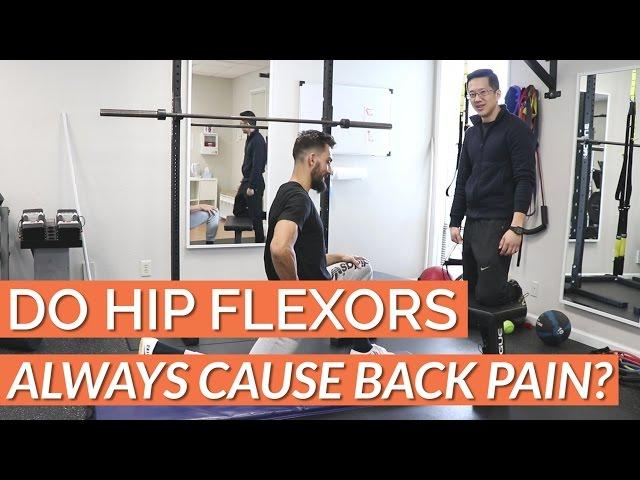 Back pain from tight hip flexors?