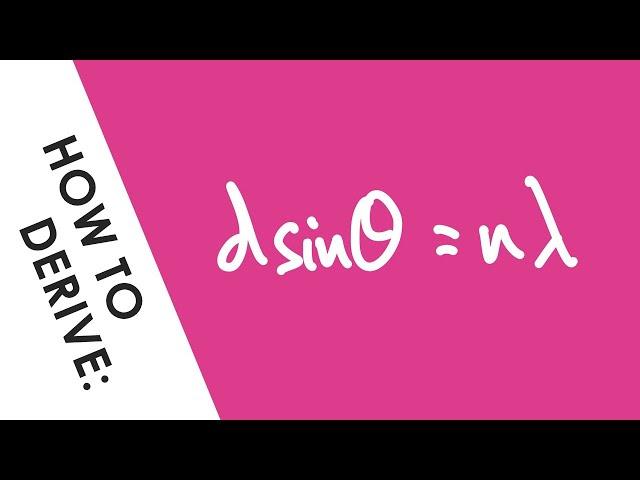 How to Derive Diffraction Grating Quickly - A Level Physics