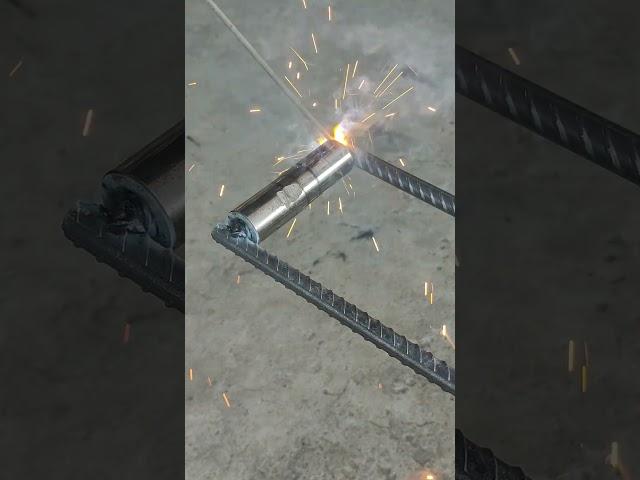 Senior welder make tool for construction to pull bricks easily #tools #construction #welding