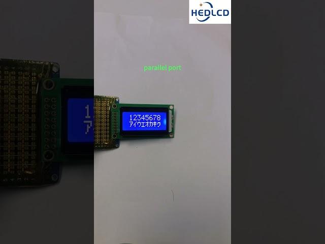 8*2 character dot matrix LCD module, blue #ledscreendisplay