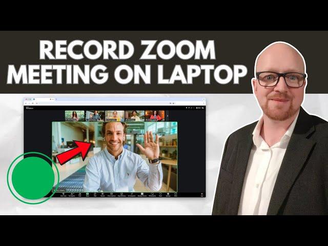 How to Record Zoom Meeting on Laptop | Easy Screen Recording Tutorial