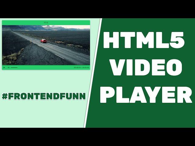 html5 video player with custom controls