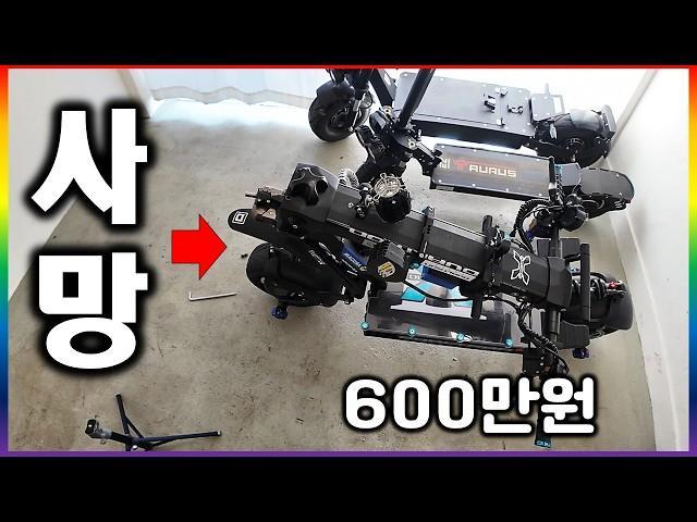[관리.30] 결국.. 600만원 전동킥보드 고장났습니다.