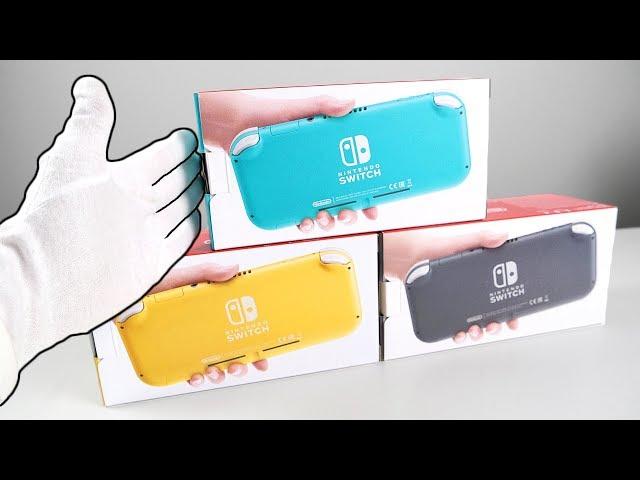 Nintendo Switch Lite Console Unboxing (All Colors) - Zelda, Minecraft, Fortnite