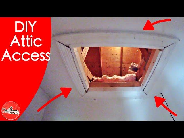 Enlarging an Attic Access Hole