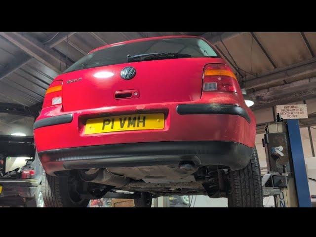 MY LOW MILEAGE MK4 GOLF GOES ON THE RAMP! IS IT ROTTEN?