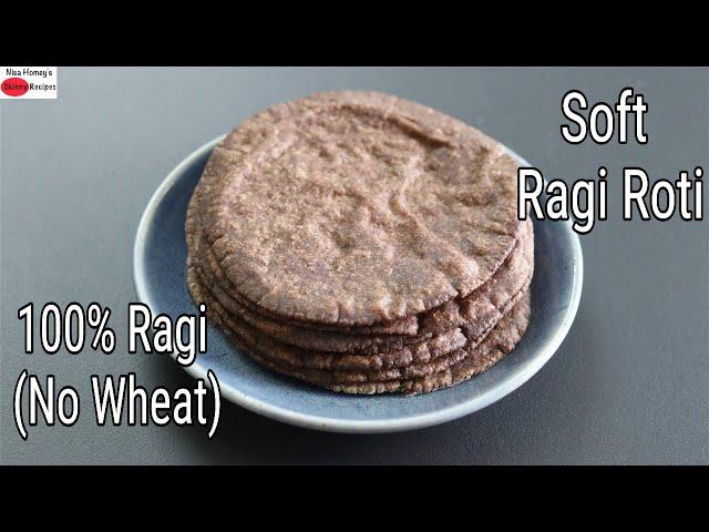 Ragi Roti Recipe - How To Make Soft Ragi Roti - Easy Finger Millet Chapathi  | Skinny Recipes