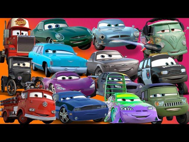 Looking For Disney Pixar Cars Lightning Mcqueen, Snotrod, Chick Hicks,Flo,Doc Hudson