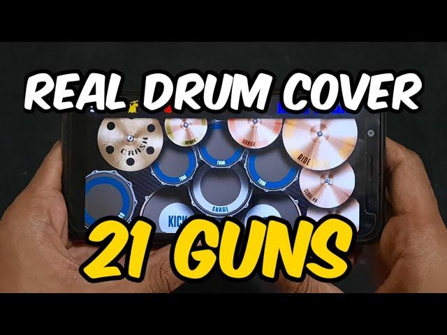 GREEN DAY - 21 GUNS (REAL DRUM COVER)