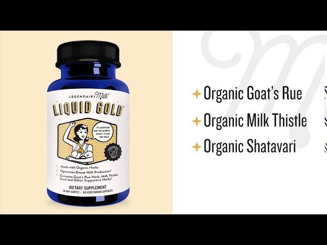 Legendairy Milk - Organic Lactation Supplements - 3 bottles (60 capsules each)