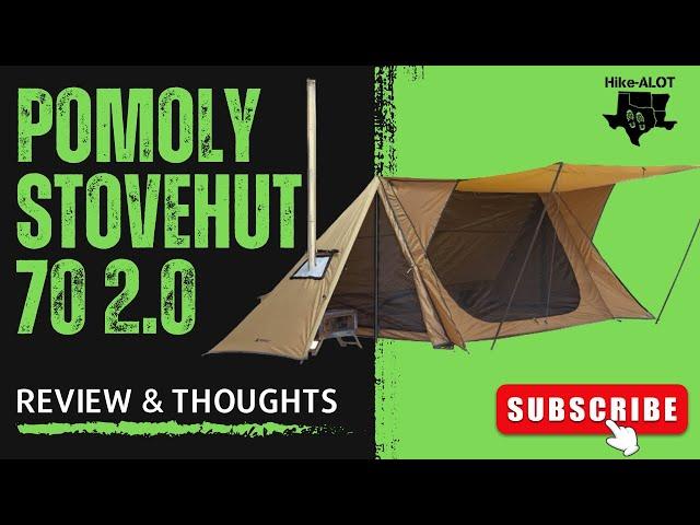 POMOLY STOVEHUT 70 2.0 - Review Of My Current Winter Base Camp Set Up