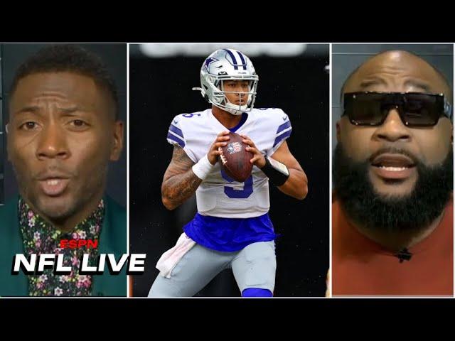 NFL LIVE | Marcus Spears: If Trey Lance starts, the Falcons won't have a chance against the Cowboys