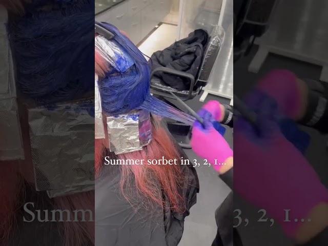 Summer sorbet #haircolorist #haircolorideas #haircolor #haircolorspecialist #houstonhair