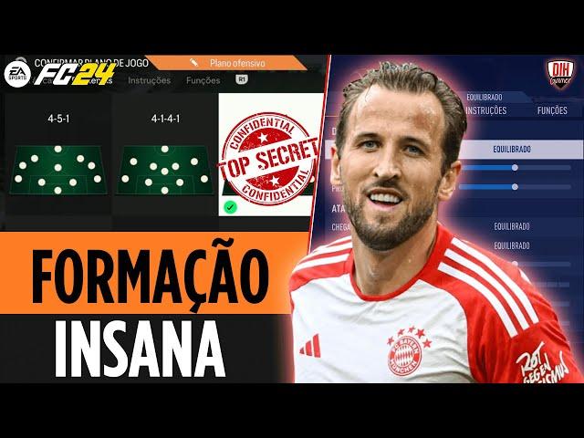 FC 24 | FORMAÇÃO INSANA PÓS ATUALIZAÇÃO! Melhor tática meta do Ultimate team EA FC 24