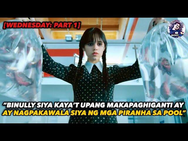 Wednesday Part 1: NAGHIGANTI siya at NAGPAKAWALA ng mga PIRANHA | Ricky Tv | Tagalog Movie Recap