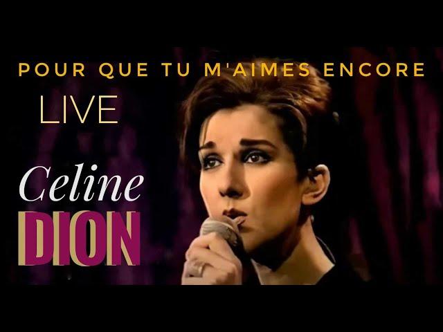 CELINE DION  Pour Que Tu M'aimes Encore  Interview (Live on The Tonight Show) 1995