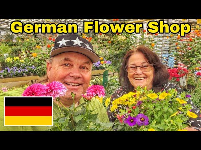 Exploring a German Flower Shop in Krefeld