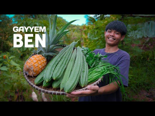 Harvest vegetables in my garden, cook kabatiti in four ways [My Countryside Life]