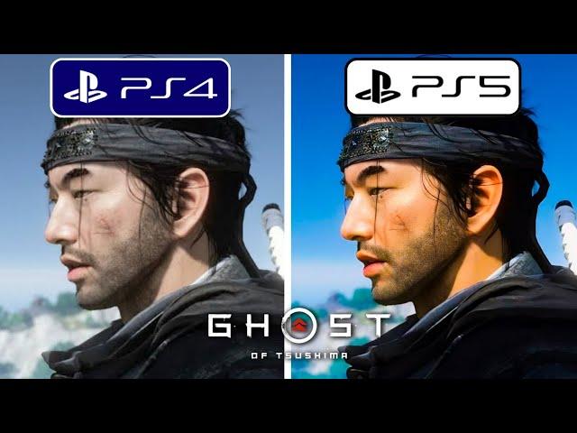 Ghost of Tsushima PS4 vs PS5 Graphics Comparison
