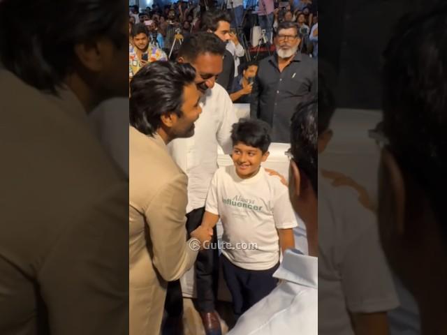 #Dhanush takes blessings from #PrakashRaj at the #Raayan Pre-release event ️ | Gulte.com