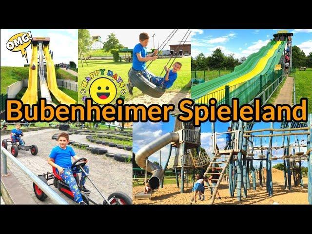 Danyel and Deniz visited the Bubenheimer Spieleland indoor & outdoor playground Spielplatz kidsshow