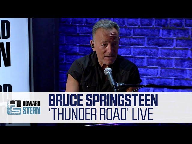 Bruce Springsteen “Thunder Road” Live on the Stern Show