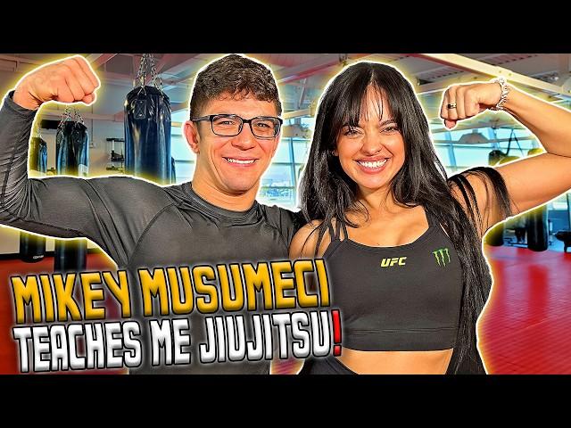 Mikey Musumeci teaches Nina Drama his jiujitsu secrets