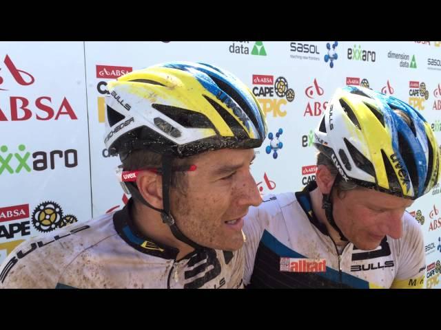 Interview with double DTM-champion Timo Scheider after Stage 6 of the 2015 ABSA Cape Epic