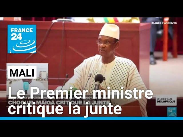 Mali : le Premier ministre, Choguel Maïga, critique la junte • FRANCE 24