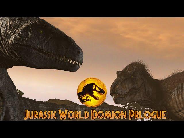 SFM - Jurassic World Dominion: Prologue - Feathered Rexy vs. Giganotosaurus