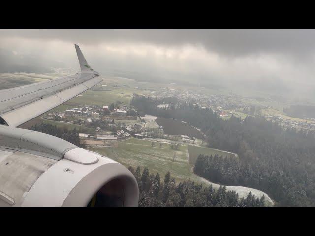 Landing in Ljubljana | Air France Hop | Embraer E190