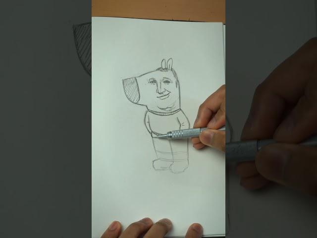 [ASMR] Drawing Chill Guy x Kevin James Meme