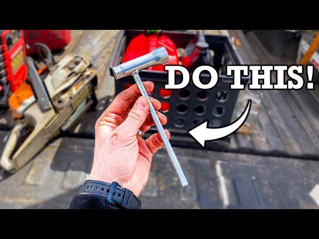 The Chainsaw Wrench Hack I WISH I KNEW SOONER!