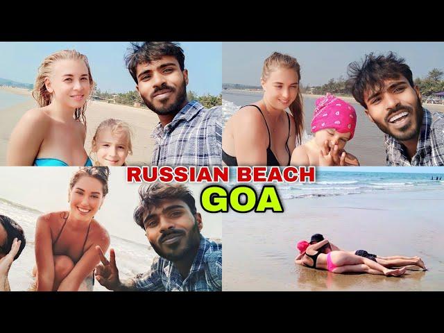 Russian Beach Goa 2023  | Arambol Beach Goa | Foreingners & Russian Beach Goa