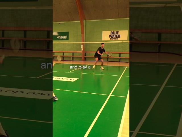 How aware are you when lifting from the net? #basicfeather #badminton